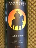 Fabbioli Cellars - Paco Rojo 0 (750)