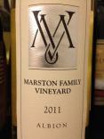 Marston Family Vineyard - Albion 2018 (750)