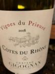 Chteau Gigognan - Vigne du Prieur Ctes du Rhne Blanc 2018 (750)