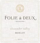 Folie  Deux - Merlot Alexander Valley 2018 (750)
