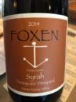Foxen - Tinaquaic Vineyard Syrah 2014 (750)
