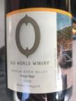 Old World Winery - Butler Vineyard Pinot Noir 2009 (750)