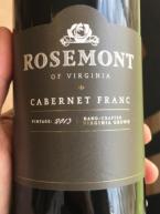 Rosemont of Virginia - Cabernet Franc 2020 (750)